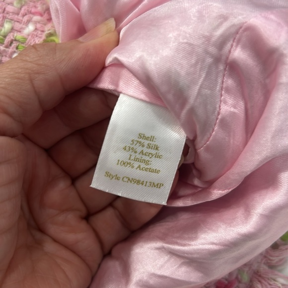 Caslon Morrison Raw Edge Hook Eye Closure‎ Blazer. Size 14 - Picture 7 of 10